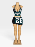 Custom Eagles 2 Piece Skirt Set - Courtside CoutureCustom Eagles 2 Piece Skirt Set