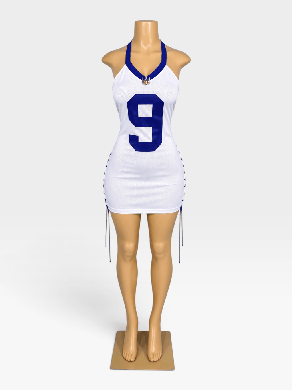 Custom NFL Cowboys Jersey Dress for Women Team-Inspired Game Day Dress - Courtside CoutureCustom NFL Cowboys Jersey Dress for Women Team-Inspired Game Day Dress