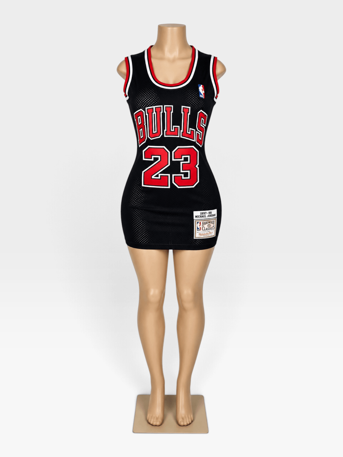 Red Chicago Bulls 23 Jordan Jersey Dress - Courtside CoutureRed Chicago Bulls 23 Jordan Jersey Dress