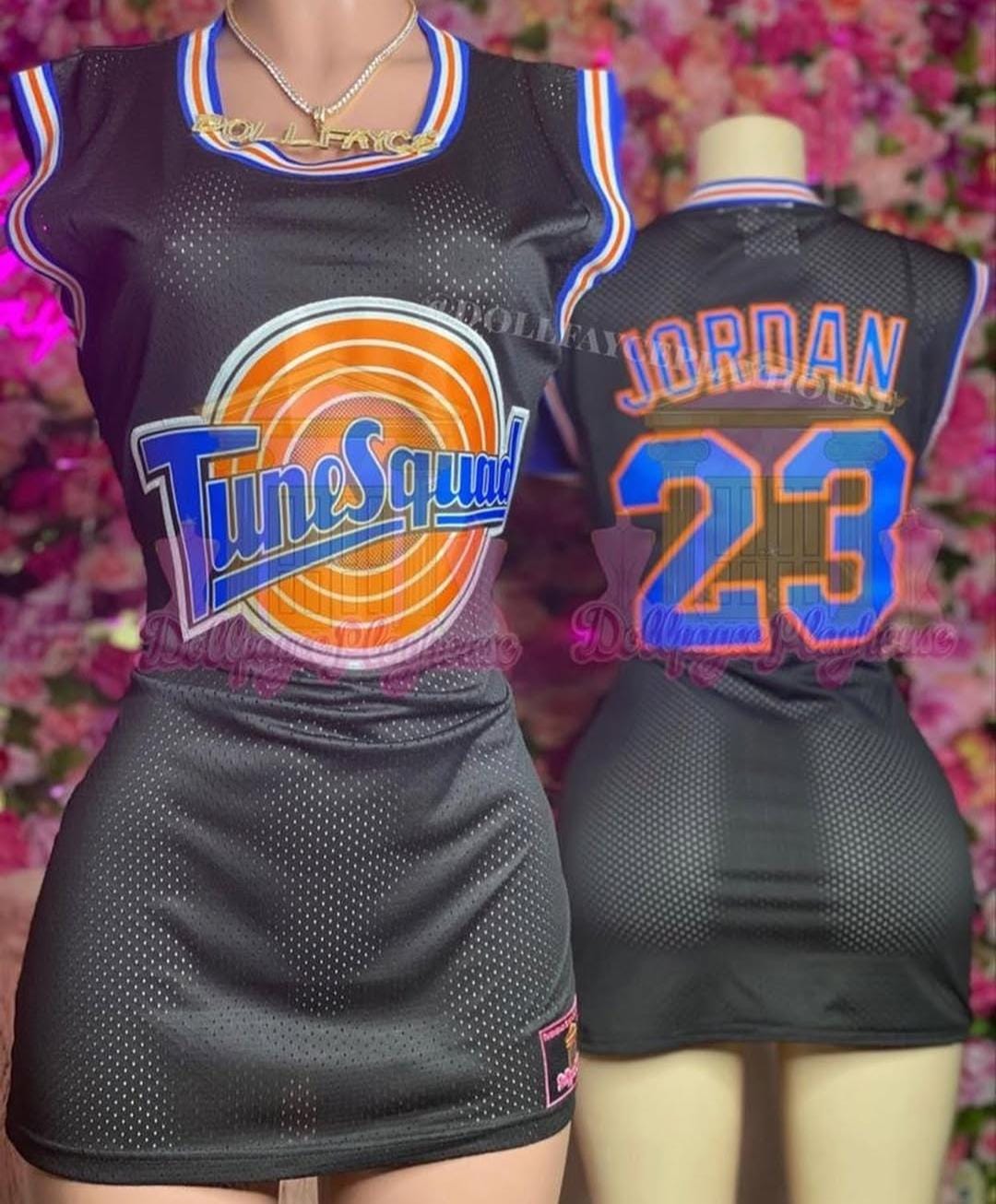 Tune Squad Jersey Dress: Space Jam Inspired #23 Jordan - Courtside CoutureTune Squad Jersey Dress: Space Jam Inspired #23 Jordan